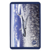 Tupolev (Т у о л в) Tu-104 over Siberië Magneet (Verticaal)