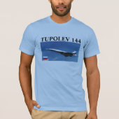 Tupolev - 144 Russisch Supersonisch Shirt (Voorkant)