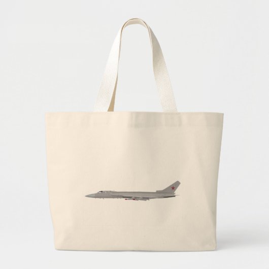 Tupolev Tu-128 Fiddler Grote Tote Bag (Voorkant)