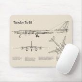 Tupolev Tu-95 - Plannen SD Muismat (Met muis)