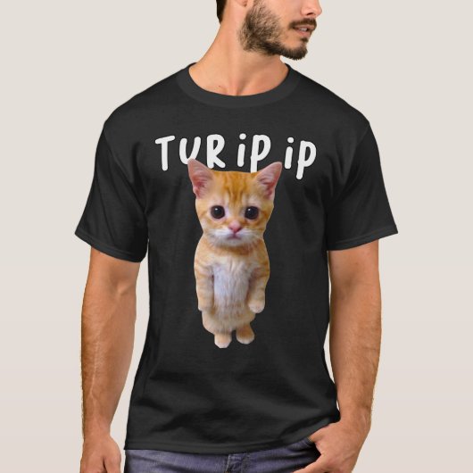 Tur Ip El Gato Meme Sad Cat Munchkin Kit T-shirt (Voorkant)