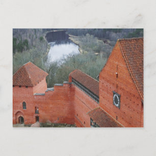 Turaida Castle van Gauja, Sigulda, Letland Briefkaart