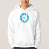 Turan Runen & Osmanische Kalligraphie Design Hoodie (Voorkant)
