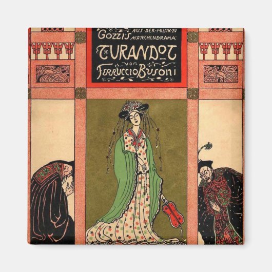 Turandot, een opera van Puccini Magneet (Voorkant)