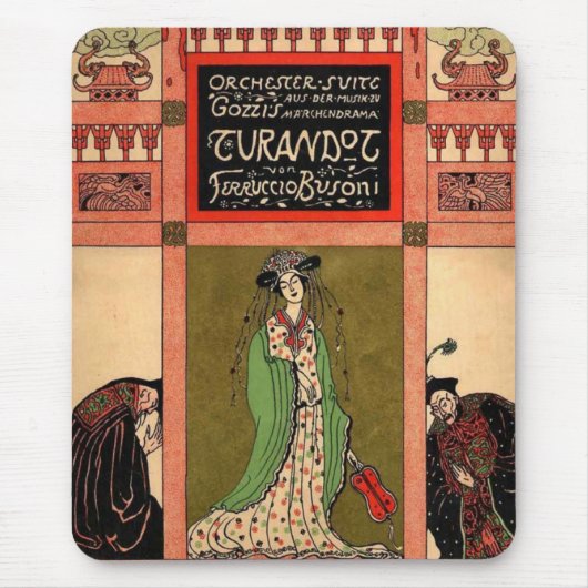 Turandot, een opera van Puccini Muismat (Voorkant)