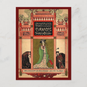 Turandot, een Puccini Opera Briefkaart