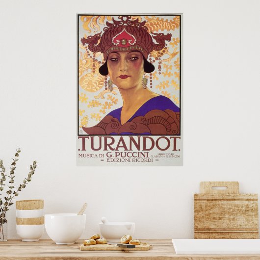 Turandot Opera Poster (Keuken)