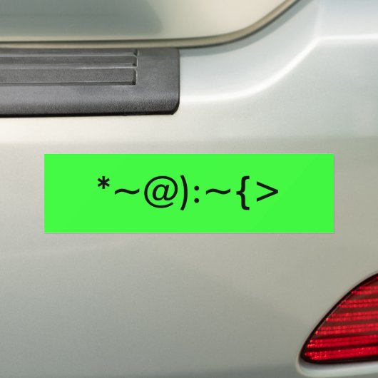 Turban Bomb Glyph Bumpersticker (Op auto)