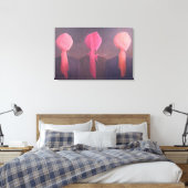 Turban Triptych Canvas Afdruk (Insitu (Slaapkamer))