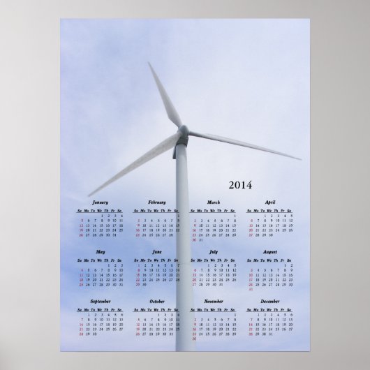 Turbinekalender ~ print (Voorkant)