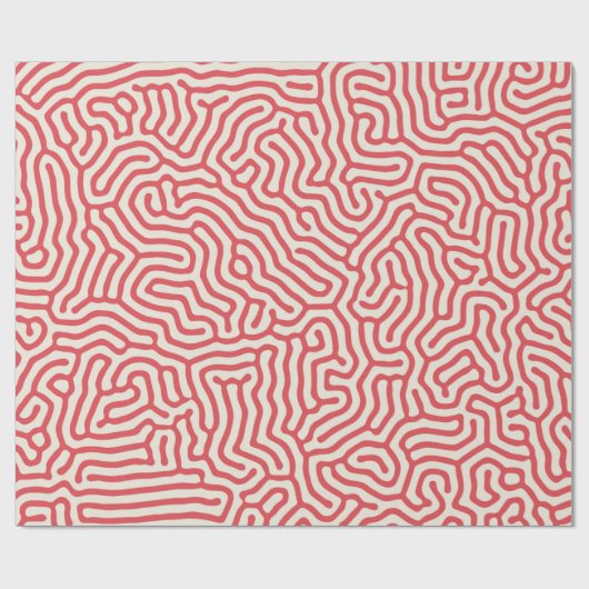 turbines organische vorm cadeaupapier (Vlak)