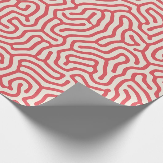 turbines organische vorm cadeaupapier (Hoek)