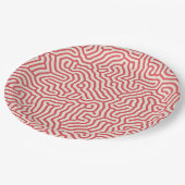 turbines organische vorm papieren bordje (Gekanteld)