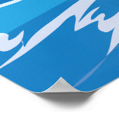 Turbines voor zee windenergie poster (Hoek)