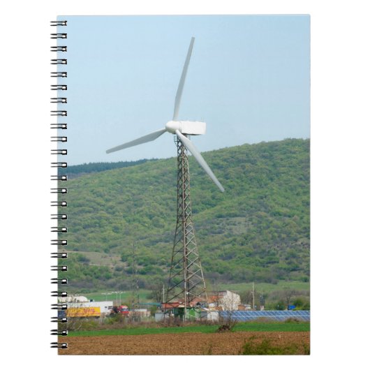 Turbinestoren Notitieboek (Voorkant)