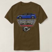 Turbo Blue T-shirt (Design voorkant)