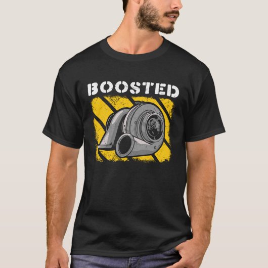 Turbo Boosted Turbo & Tuning 1 T-shirt (Voorkant)