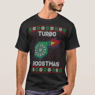 Turbo Boostmas Vrolijk Turbo Kerstmis T-shirt
