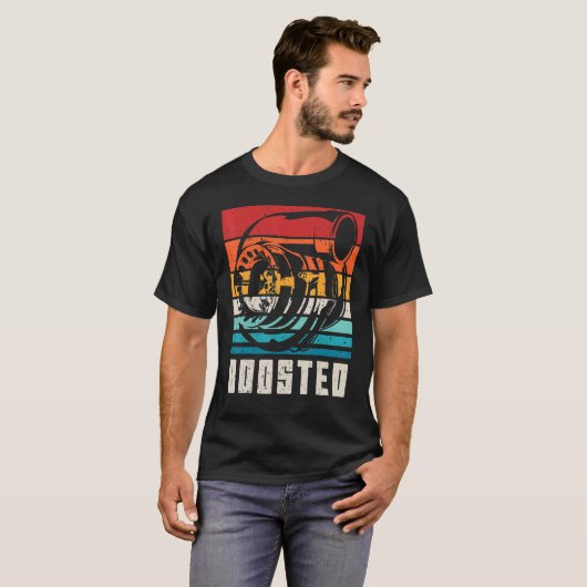 Turbo Car Boosted Car Car Racing T-shirt (Voorkant volledig)