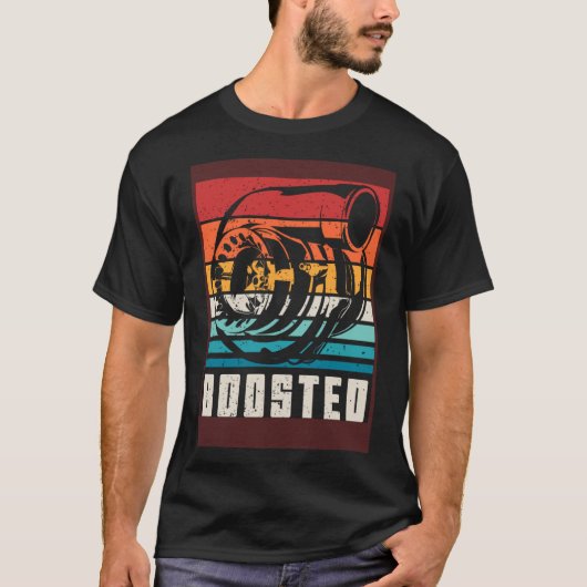Turbo Car Boosted Car Car Racing T-shirt (Voorkant)