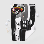 Turbo handdoek: Spier auto-geïnspireerde golfhandd Golfhanddoek (Insitu)