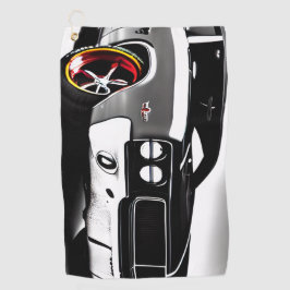 Turbo handdoek: Spier auto-geïnspireerde golfhandd Golfhanddoek