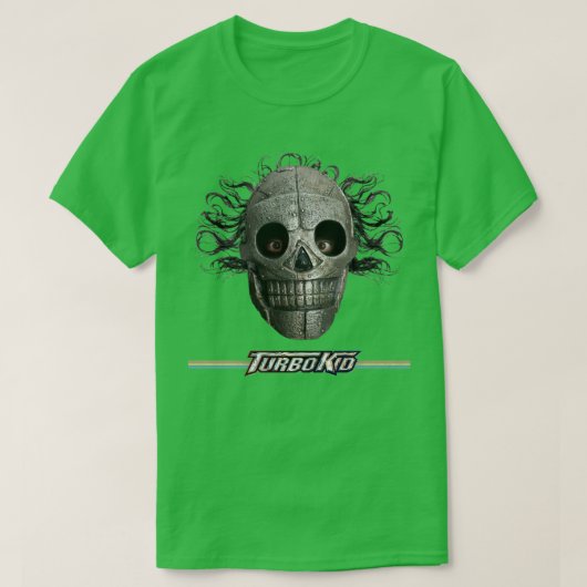 Turbo Kind Turbo Skeleton2015 VHSGasm Video HORROR T-shirt (Design voorkant)