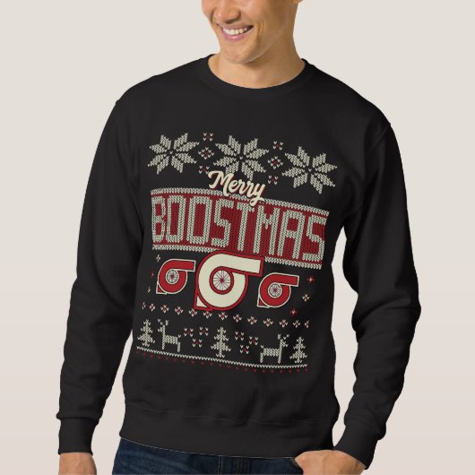 Turbo Lelijke Kersttrui Trui (Voorkant)