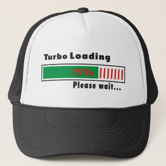 Turbo Loading Een ogenblik geduld Trucker Pet