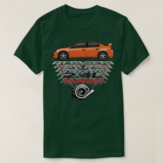 Turbo Oranje T-shirt (Design voorkant)