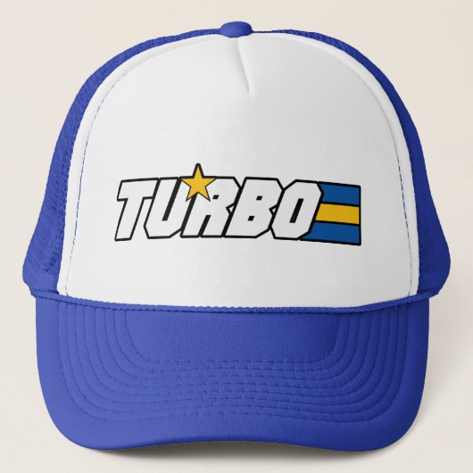 TURBO pet, zweedse stijl! Trucker Pet (Voorkant)