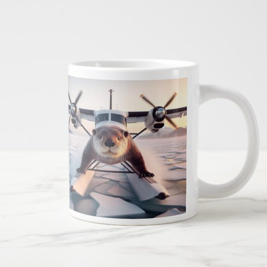 Turbo Prop Twin Engine Float Plane Struik Nederlan Grote Koffiekop (Rechts)