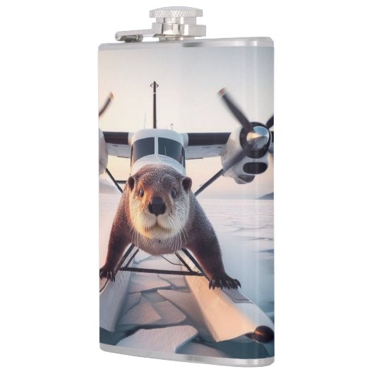 Turbo Prop Twin Engine Float Plane Struik Nederlan Heupfles (Links)