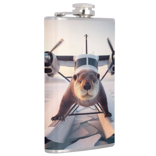 Turbo Prop Twin Engine Float Plane Struik Nederlan Heupfles (Rechts)