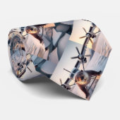 Turbo Prop Twin Engine Float Plane Struik Nederlan Stropdas (Opgerold)