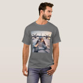 Turbo Prop Twin Engine Float Plane Struik Nederlan T-shirt (Voorkant volledig)