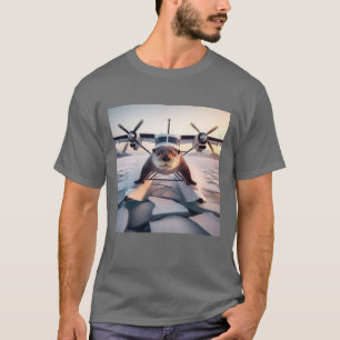 Turbo Prop Twin Engine Float Plane Struik Nederlan T-shirt