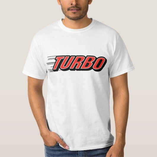 Turbo ~ Race Car Racing T-shirt (Voorkant)