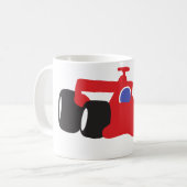 Turbo racewagen koffiemok (Voorkant links)