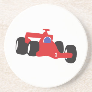 Turbo racewagen zandsteen onderzetter