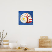 Turbo Sarmaticus Poster (Keuken)