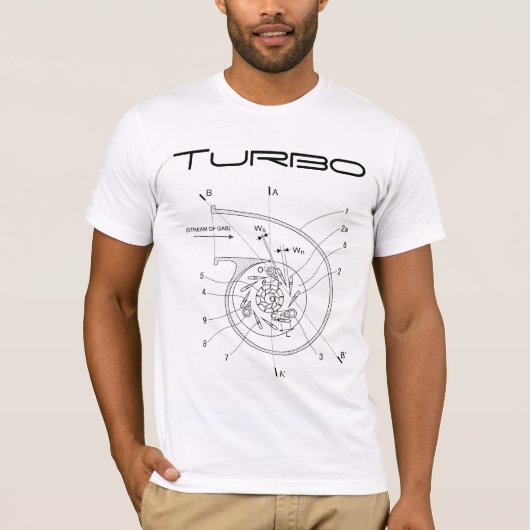 Turbo Schematic T-shirt (Voorkant)