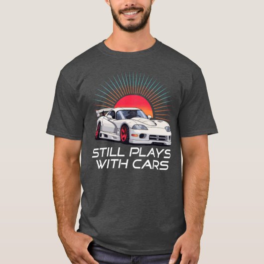 Turbo Sportwagen Exotische Race Auto Guy Lover T-shirt (Voorkant)