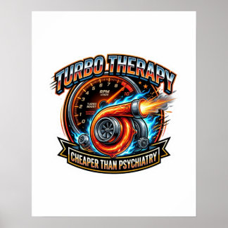 Turbo Therapie Goedkoper Dan Psychiatrie - JDM Tun Poster