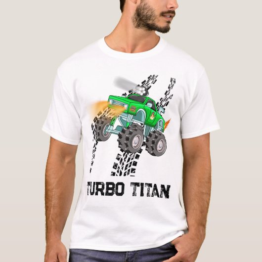 Turbo Titan Monster Truck T-shirt (Voorkant)