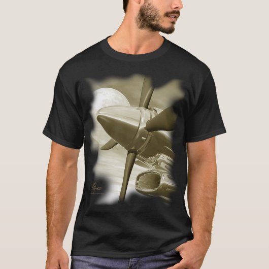 Turbo Vliegtuig donkerder Shirt (Voorkant)