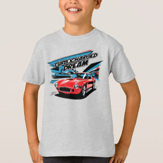 TurboCharge Dream - Rode sportwagen T-shirt
