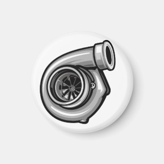 Turbocompressor afbeelding magneet (Voorkant)