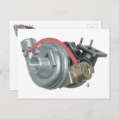 Turbocompressor Briefkaart (Voorkant / Achterkant)