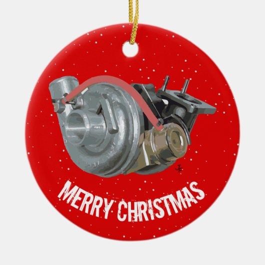 Turbocompressor Keramisch Ornament (Voorkant)